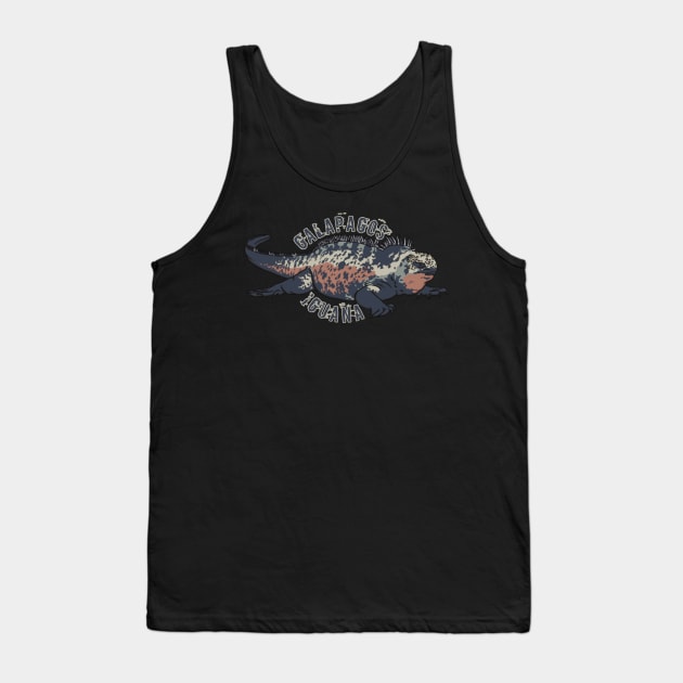 Galapagos iguana Tank Top by TRACHLUIM